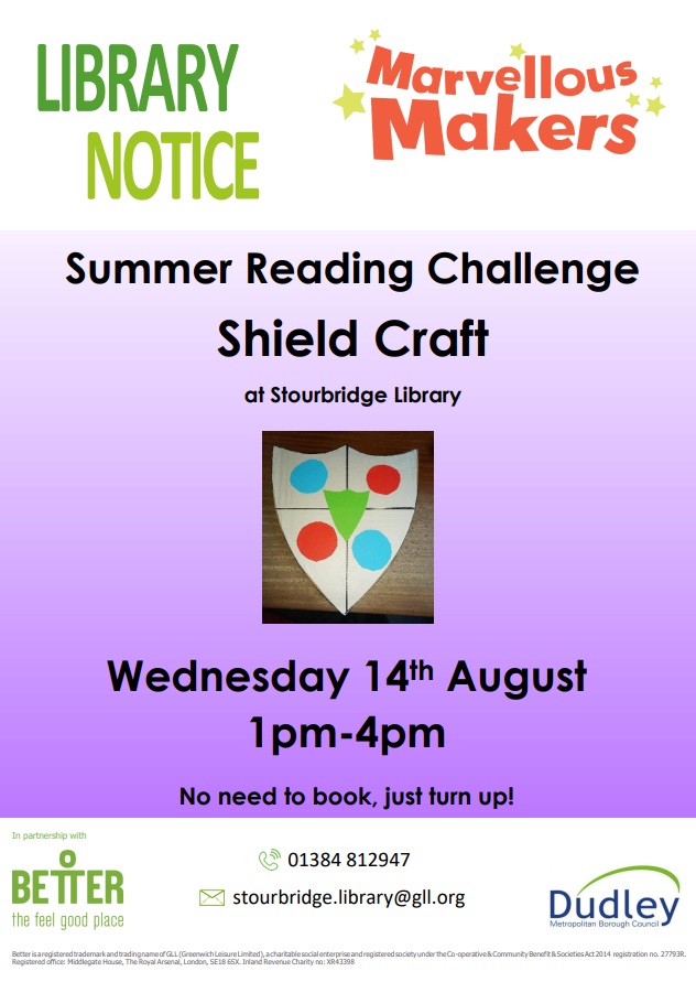 Stourbridge Library - Shield Craft